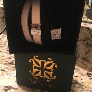 Rustic Cuff Calfskin Duo